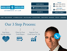 Tablet Screenshot of millermillerlaw.com
